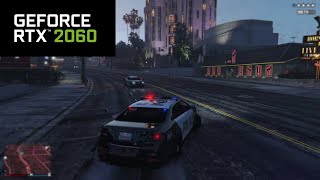 RTX 2060 I5 9400F GTA V ONLINE MAX SETTINGS FPS TEST [upl. by Hilliard]