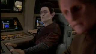 DS9 Weyoun eats pizza Treachery Faith and the Great River [upl. by Yclehc152]