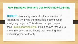 Learning amp Teaching  Constructive elements of facilitative learning  BEd syllabus [upl. by Yelrac127]