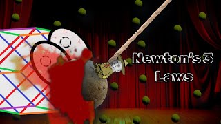 Newtons 3 Laws of Motion [upl. by Jess196]