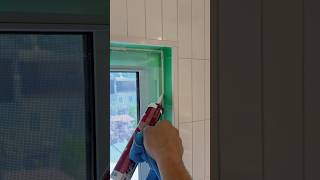 Here’s an easier way to apply sealant in a highly visible area diy homeimprovement [upl. by Nylarak814]