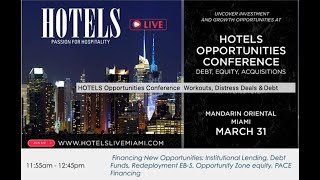 Bob Sonnenblick at Hotel Opportunities Conference March 31 2021 [upl. by Tayler]