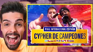 🔥CYPHER de CAMPEONES de la INTERNACIONAL🔥 CHUTY EL MENOR GAZIR TEOREMA STUART VALLEST [upl. by Justina]