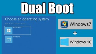 How to install Windows 10 from Windows 7 Without Losing Data➡️Dual Boot Windows 7  Windows 10 [upl. by Durwyn657]