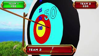 Interactive archery safe games for children on the interactive wall [upl. by Evoy]