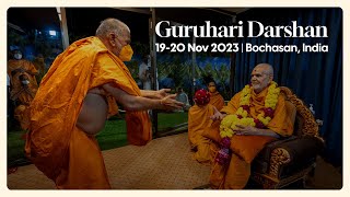 Guruhari Darshan 1920 Nov 2023 Bochasan India [upl. by Llerot507]