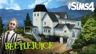 Building the house from Beetlejuice in The Sims 4 [upl. by Simmie761]