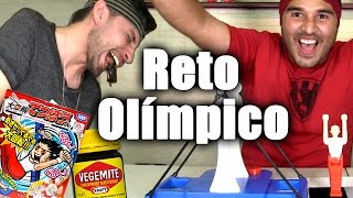 Reto de Gimnasia y Probando Vegemite  ChideeTv [upl. by Amek]