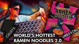 Unboxing Culleys Worlds Hottest Ramen v20 Arrives From New Zealand [upl. by Nnahsal]