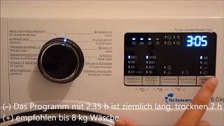 Samsung WD80M4453JW WS Waschmaschine und Trockner Kombigerät [upl. by Doyle84]