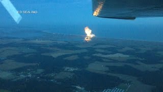 Rocket Explodes in Virginia Caught on Aerial Video [upl. by Agamemnon]