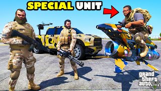 Franklin Trevor And Michael Join SPECIAL OPERATIONS FORCE in GTA 5  SHINCHAN and CHOP [upl. by Amersham]