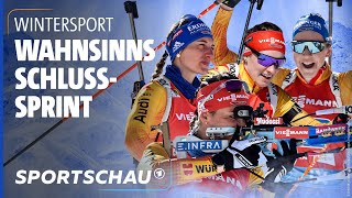 BiathlonWM Furiose Aufholjagd beschert den deutschen Frauen eine Medaille  Sportschau [upl. by Aled]