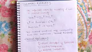 Thermal Runaway Explained in a Transistor [upl. by Vachill]