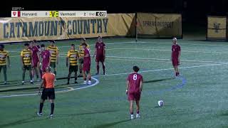 Men’s Soccer Falls at Vermont 50 as Late Goals Turn Scoreline [upl. by Haberman]