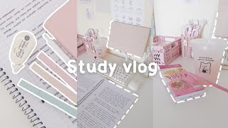 Study vlog 🤍 unboxing lots of studying new snacks shopping and more [upl. by Anny]