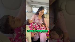 Twins Going to Hospital 🏥  Corporate life minivlog twins hospital [upl. by Herzog]