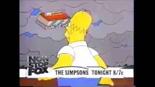 The Simpsons Fox Promo 1996 “Hurricane Neddy“ S08E08 20 second [upl. by Tilden]