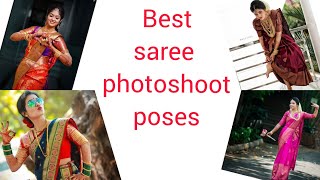 Best Saree photo pose for Indian Brides best saree posebride photoshoot ideas [upl. by Cacie570]