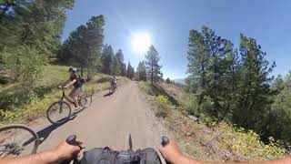 Cycling Kettle Valley Railways KVR section towards Naramata [upl. by Sloane941]