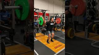 NFL Explosive Training with 90 Degree Eccentric Isometric Barbell Jump Squats [upl. by Eartha775]