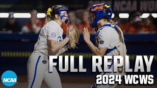 UCLA vs Alabama 2024 Womens College World Series  FULL REPLAY [upl. by Elyrad]