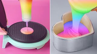 1000 Amazing Rainbow Cake Decorating Ideas  So Yummy Chocolate Cupcake Dessert and More [upl. by Epifano]