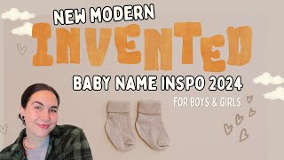 Brand New Modern Invented Baby Names for Boys amp Girls in 2024  Unique amp Rare Baby Names [upl. by Heber]