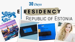 Estonia E Residency Full Details in Hindi  Estonia Residency in 30 Days  Residency Estonia  Visa [upl. by Akeemahs]