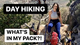 Gear I pack for a day hike  Essentials and packing your backpack for a hiking day [upl. by Lemcke658]