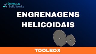 MODELAGEM ENGRENAGEM HELICOIDAL [upl. by Nimesay]