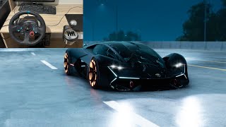 THE CREW MOTORFEST I LAMBORGHİNİ TERZO MİLLENNİO I LOGİTECH G29 I STEERİNG WHEEL GAMEPLAY [upl. by Aivatnohs955]