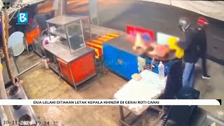 Dua lelaki ditahan letak kepala khinzir di gerai roti canai [upl. by Rodd]