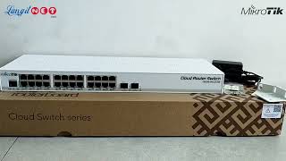 MIKROTIK CRS326 24G 2SRM CLOUD ROUTER SWITCH  92269 [upl. by Hterrag]