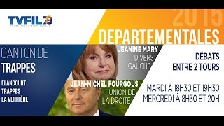 Départementales 2015 – Les Débats du second tour – Canton de Trappes [upl. by Alta]