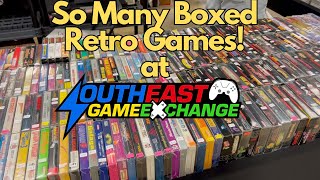 So Many Boxed Retro Games at Southeast Game Exchange [upl. by Onil]