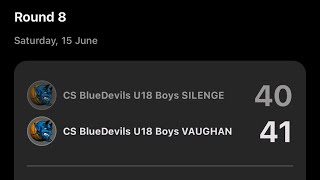 Round 8 CSBD Vaughan Vs B18 Vs CSBD Silenge B18 [upl. by Anig76]