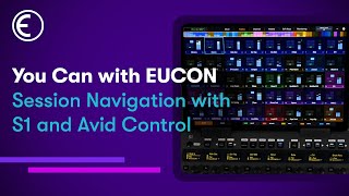 Navigate Sessions With S1 amp Avid Control  You Can With EUCON [upl. by Ahtanoj654]