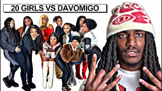 20 WOMEN VS 1 YOUTUBER DAVO MIGO [upl. by Karleen]