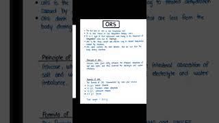 ORS  Oral Rehydration salt composition of Ors Pharmaceutical inorganic Chemistry B pharm [upl. by Rasia]