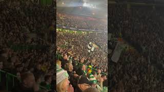 Celtic 31 Leipzig Celtic park erupts for Reo Hatate [upl. by Pitarys]