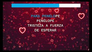 Penelope  Diego Torres  Karaoke HD [upl. by Fairleigh]