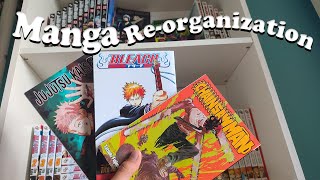 Manga Shelf Transformation Reorganizing My Entire Collection [upl. by Aydiv]