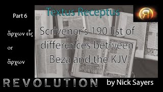 Part 6  An Examination of Scriveners 190 List by Nick Sayers [upl. by Iosep]