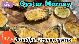 Oyster Mornay Very tasty and creamy recipe [upl. by Asssilem]