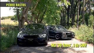 BMW M3 F80 versus BMW M3 E30  Separados por 30 Anos [upl. by Flosi]