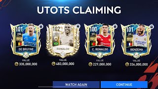 THIS IS THE BEST PACK OPENING EVER IN FIFA MOBILE 22  UTOTS PACK OPENING [upl. by Akeimat]