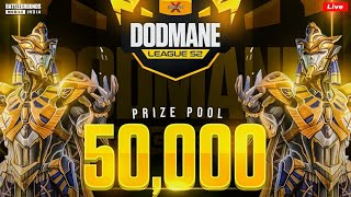 DODMANE LEAGUE SEASON 2 LIVE  50K TOURNAMENT  GODAVARI GIRL  SOUR ESPORTS shorts live [upl. by Samanthia201]