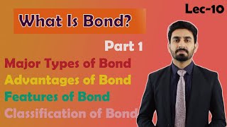 Lec10 What is bond and its types Part 1 Bond Valuation by Ch Hamza Tariq [upl. by Kaycee]