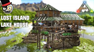 Ark  Lost Island  Lake House Build  Good Base Location [upl. by Tisha879]